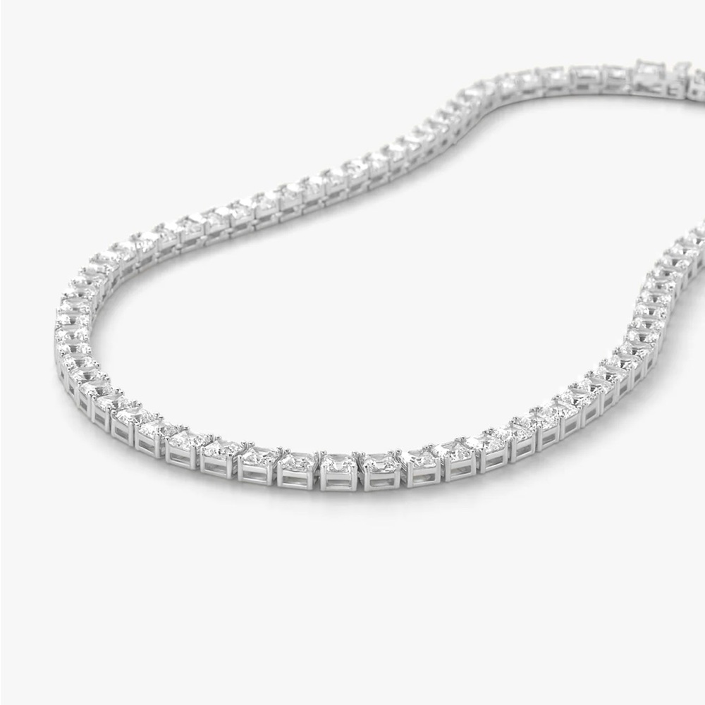 The Queen's Tennis Necklace 18" by Melinda Maria